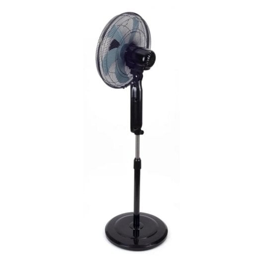 Ventilatore a Piantana Jata JVVP3145 50W 40cm 3 Velocità Telecomando Timer Testa Inclinabile