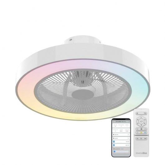 Ventilateur de plafond universel bleu Tramontana 6051W avec WiFi 25W