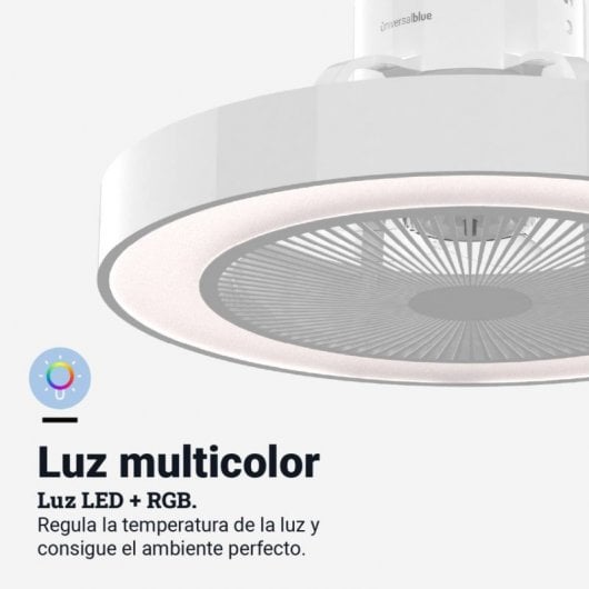 Ventilateur de plafond universel bleu Tramontana 6051W avec WiFi 25W
