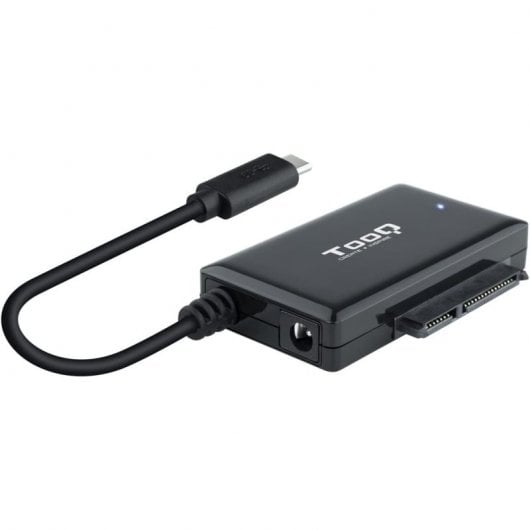 TooQ TQHDA-02C Adaptador para Discos Duros 2.5"/3.5" SATA a USB-C 3.0 con Alimentador