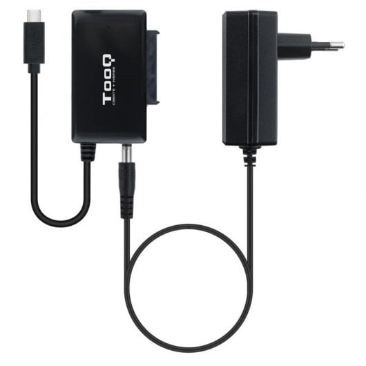 TooQ TQHDA-02C Adattatore per dischi rigidi SATA da 2,5"/3,5" a USB-C 3.0 con alimentatore