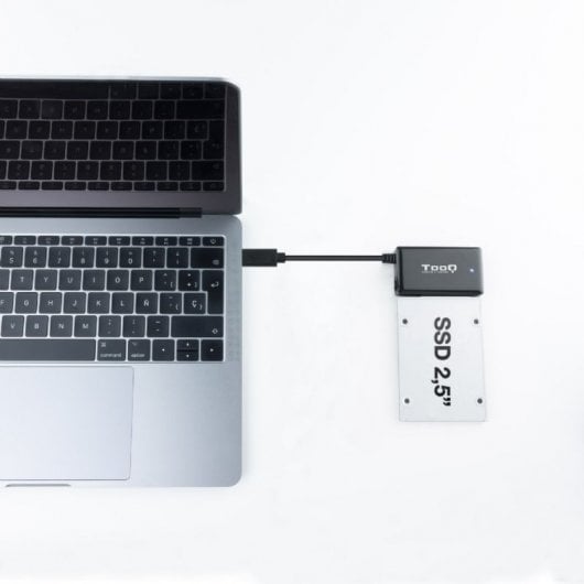 TooQ TQHDA-02C Adattatore per dischi rigidi SATA da 2,5"/3,5" a USB-C 3.0 con alimentatore