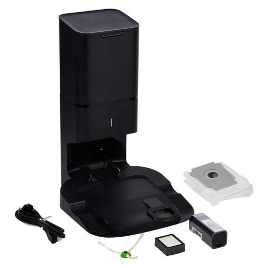 iRobot Roomba i7+ Medium Silber Roboterstaubsauger + Clean Base Automatische Entleerungsstation