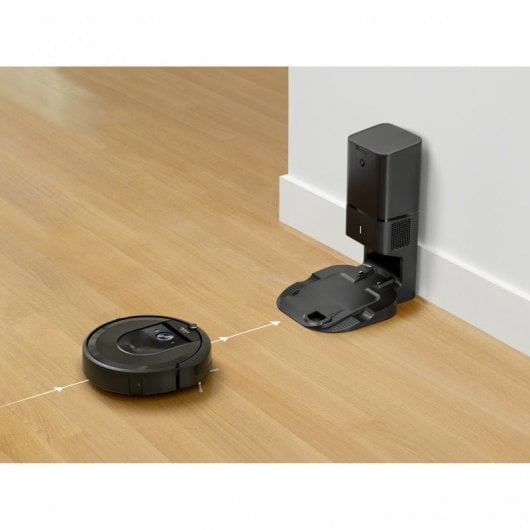 iRobot Roomba i7+ Robot aspirapolvere medio argento + base pulita stazione di svuotamento automatica