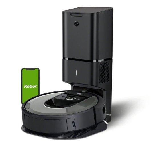 Aspirador Robô com Mopa iRobot Roomba i7+ Com Esvaziamento Automatico Navegação Inteligente Potência de sucção avançada