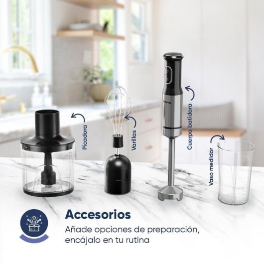 Batedor de mão Origial Hand&Mix 1200W com acessórios