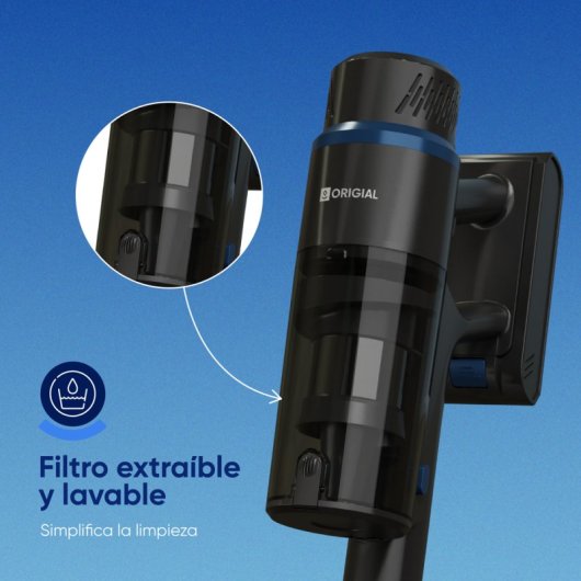 Origial CycloneClean 25.9V Aspirador Vertical Sem Fios 25.9V Preto