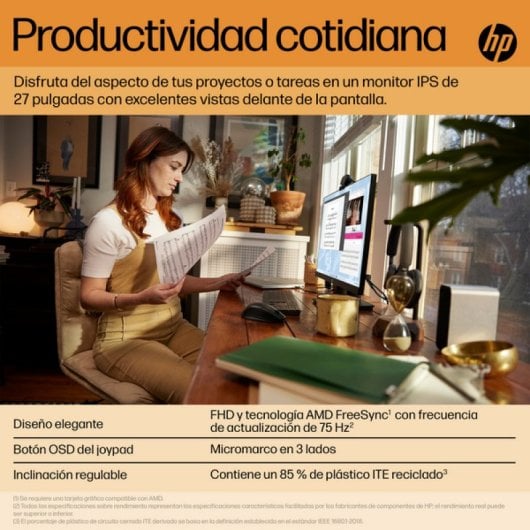 HP V27i G5 27" IPS FullHD 75Hz FreeSync