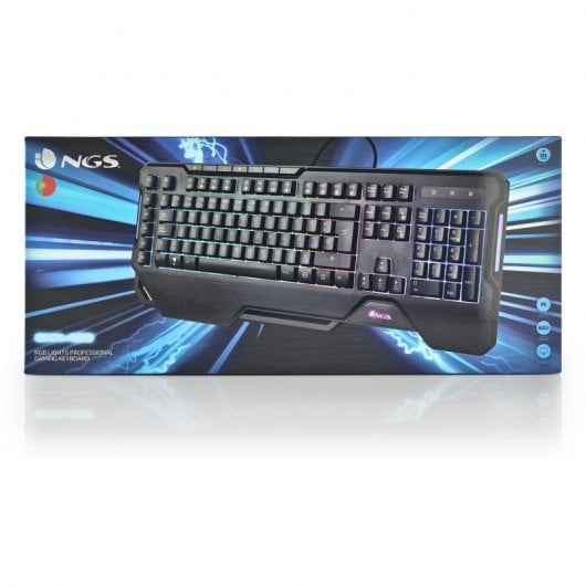 NGS GKX-450 Teclado Gaming RGB com Teclas Multimédia QWERTY (PT)