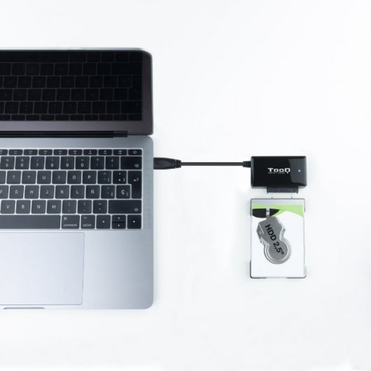 TooQ TQHDA-01A Adapter für 2,5"/3,5" SATA auf USB 3.0 Festplatten mit Netzteil