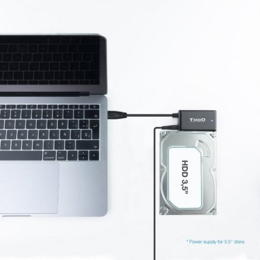 TooQ TQHDA-01A Adapter für 2,5"/3,5" SATA auf USB 3.0 Festplatten mit Netzteil