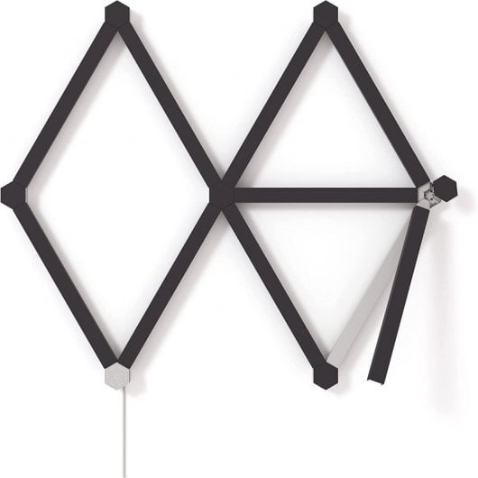 Nanoleaf Lines Skins Paquete de 9 Negro Mate