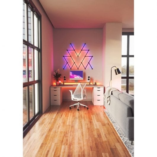 Nanoleaf Lines Skins Paquete de 9 Negro Mate