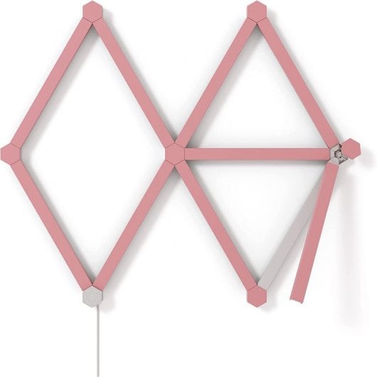 Nanoleaf Lines Skins Paquete de 9 Rosa Mate