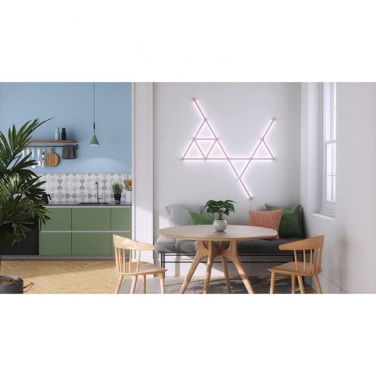 Nanoleaf Lines Skins Paquete de 9 Rosa Mate
