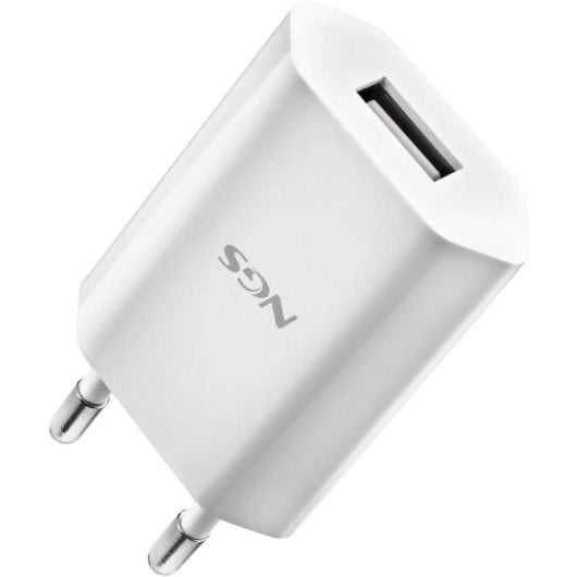 NGS Bucket Ace Cargador de Pared USB 5V/1A Blanco