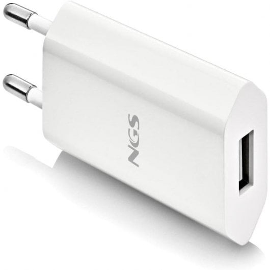 NGS Bucket Ace Cargador de Pared USB 5V/1A Blanco