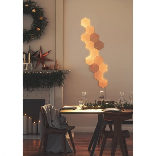 Starter kit esagonale Nanoleaf Elements 13 pannelli LED