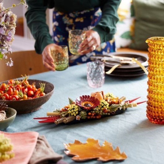 Centro fiori secchi della collezione LEGO Botanical