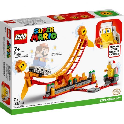 Lego Súper Mario Set de Expansión: Gran Ola de Lava
