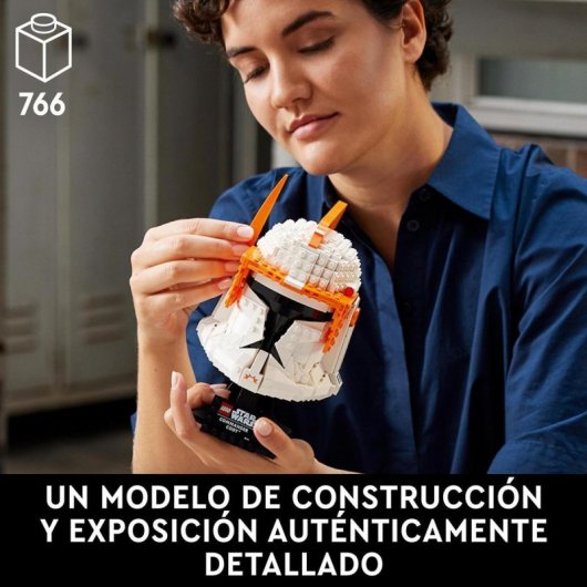 Kit de construcción LEGO® Star Wars™ 75350 Casco del Comandante Clon Cody (776 piezas)