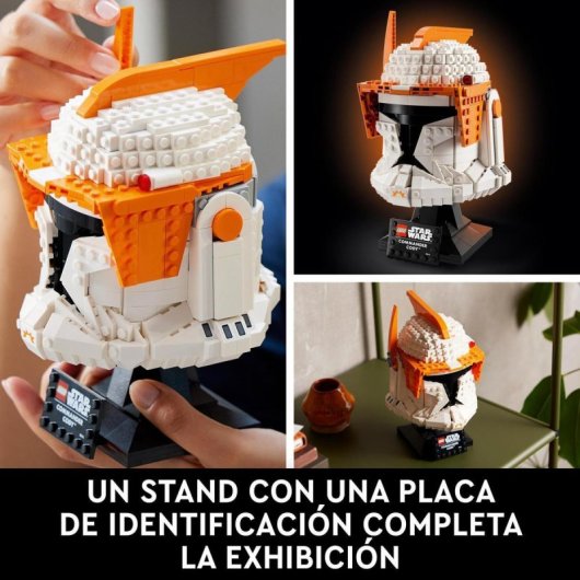 Kit de construcción LEGO® Star Wars™ 75350 Casco del Comandante Clon Cody (776 piezas)