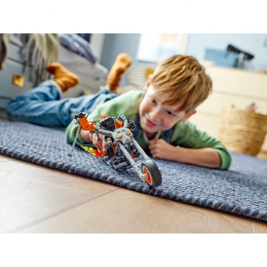 Lego Marvel Meca y Moto del Motorista Fantasma