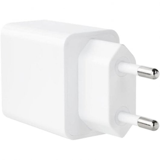 TooQ TQWC-2SC04WT Caricatore da muro doppio USB-C/USB 2.0 bianco