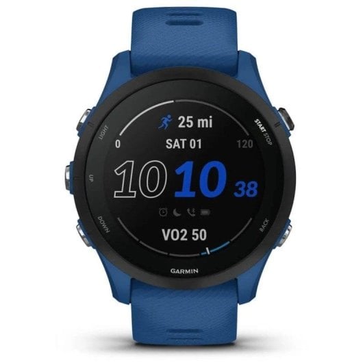 Garmin Forerunner 255 Bluetooth GPS Wifi 46mm MIP Bleu Taille Unique Étanche 5 ATM SpO2 Pulsomètre
