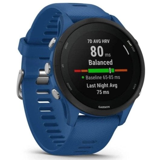 Garmin Forerunner 255 Bluetooth GPS Wifi 46mm MIP Bleu Taille Unique Étanche 5 ATM SpO2 Pulsomètre