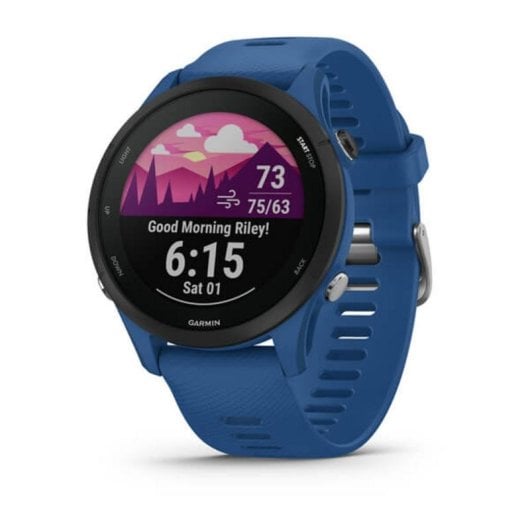 Garmin Forerunner 255 Bluetooth GPS Wifi 46mm MIP Bleu Taille Unique Étanche 5 ATM SpO2 Pulsomètre