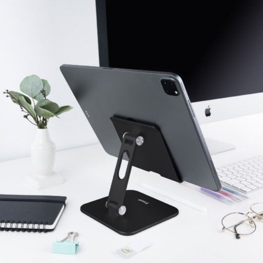Support de tablette réglable TooQ Hermes Night pour tablette jusqu'à 13" noir