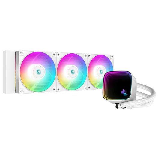 Flüssigkeitskühlung Deepcool LS720 SE 360mm 3 Lüfter ARGB Weiß