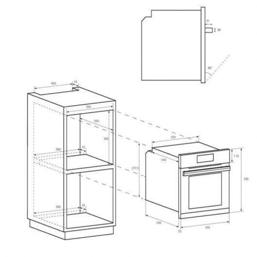 Candy FIDCX886 Horno Pirolítico 70L A Acero Inoxidable