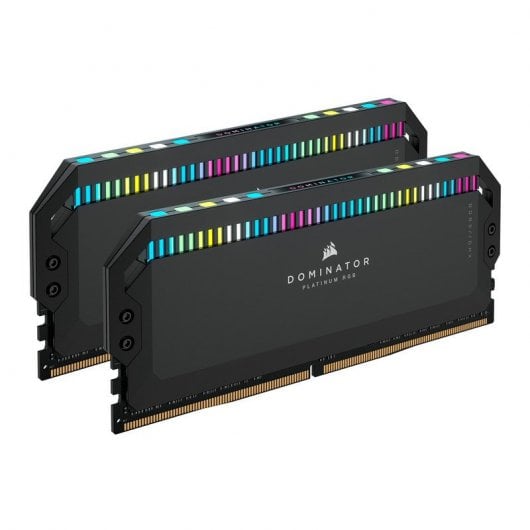 Corsair Dominator Platinum RGB DDR5 6000MHz PC5-48000 32GB 2x16GB CL36 Pretas