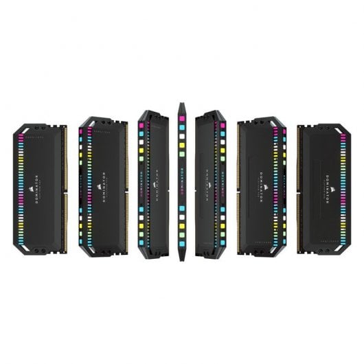 Corsair Dominator Platinum RGB DDR5 6000MHz PC5-48000 32GB 2x16GB CL36 Pretas