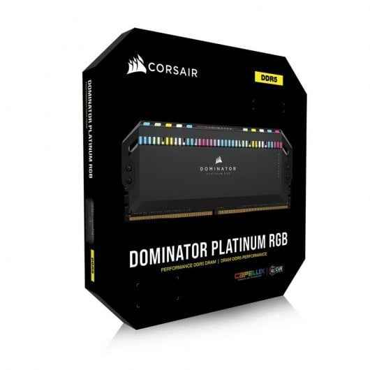 Corsair Dominator Platinum RGB DDR5 6000MHz PC5-48000 32GB 2x16GB CL36 Pretas
