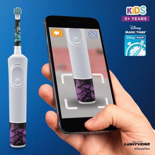 Oral-B D100 Kids Lightyear Cepillo de Dientes Eléctrico Infantil + Estuche
