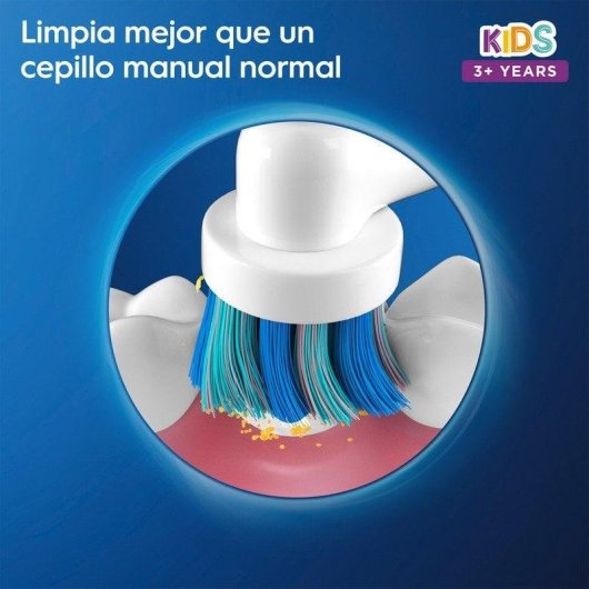 Brosse à Dents Électrique Oscillo-Rotative Oral-B Kids Lightyear 2 Modes Minuteur Étui