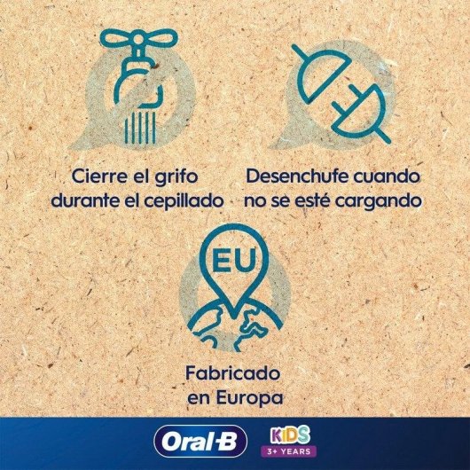 Brosse à Dents Électrique Oscillo-Rotative Oral-B Kids Lightyear 2 Modes Minuteur Étui