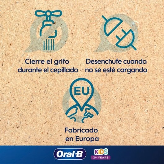 Oral-B D100 Kids Lightyear Cepillo de Dientes Eléctrico Infantil + Estuche