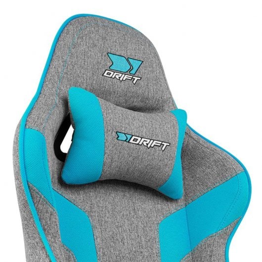 Drift DR90 Silla Gaming de Tela Gris/Azul
