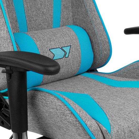 Drift DR90 Silla Gaming de Tela Gris/Azul
