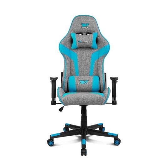 Drift DR90 Silla Gaming de Tela Gris/Azul