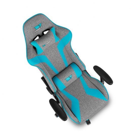 Drift DR90 Silla Gaming de Tela Gris/Azul