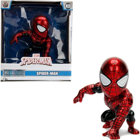 Jada Avengers Figura Spiderman de Metal 10cm Coleccionismo