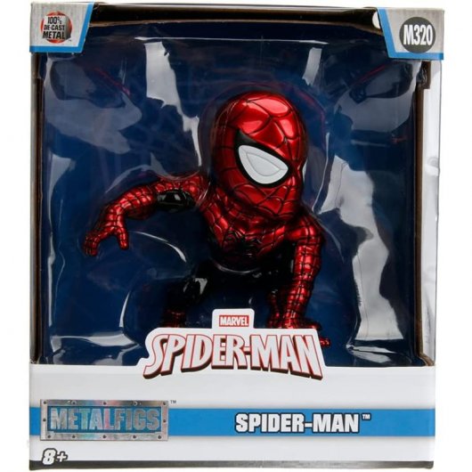 Jada Avengers Figura Spiderman de Metal 10cm Coleccionismo