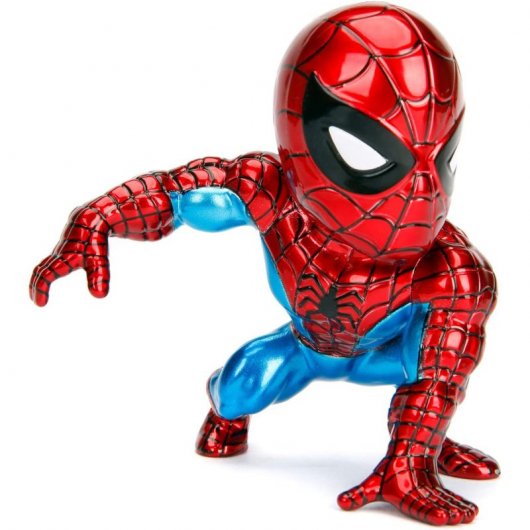 Jada Avengers Figura Spiderman Clásico de Metal 10cm Coleccionismo