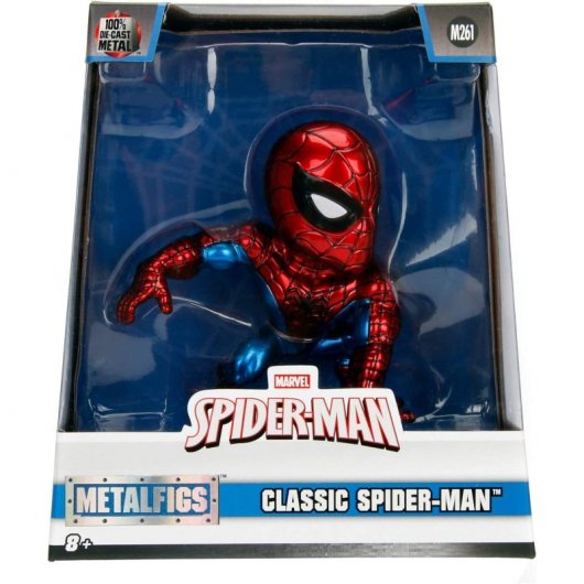 Jada Avengers Figura Spiderman Clásico de Metal 10cm Coleccionismo