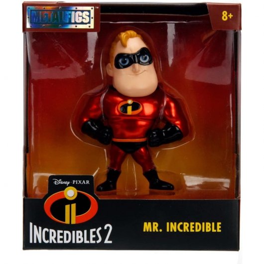 Jada Disney Figura Mr. Increíble de Metal 10cm Coleccionismo